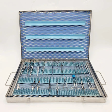 Storz Weck Strabismus Ophthalmology 22-Piece Micro Set w/ Sterilization Case Unbranded