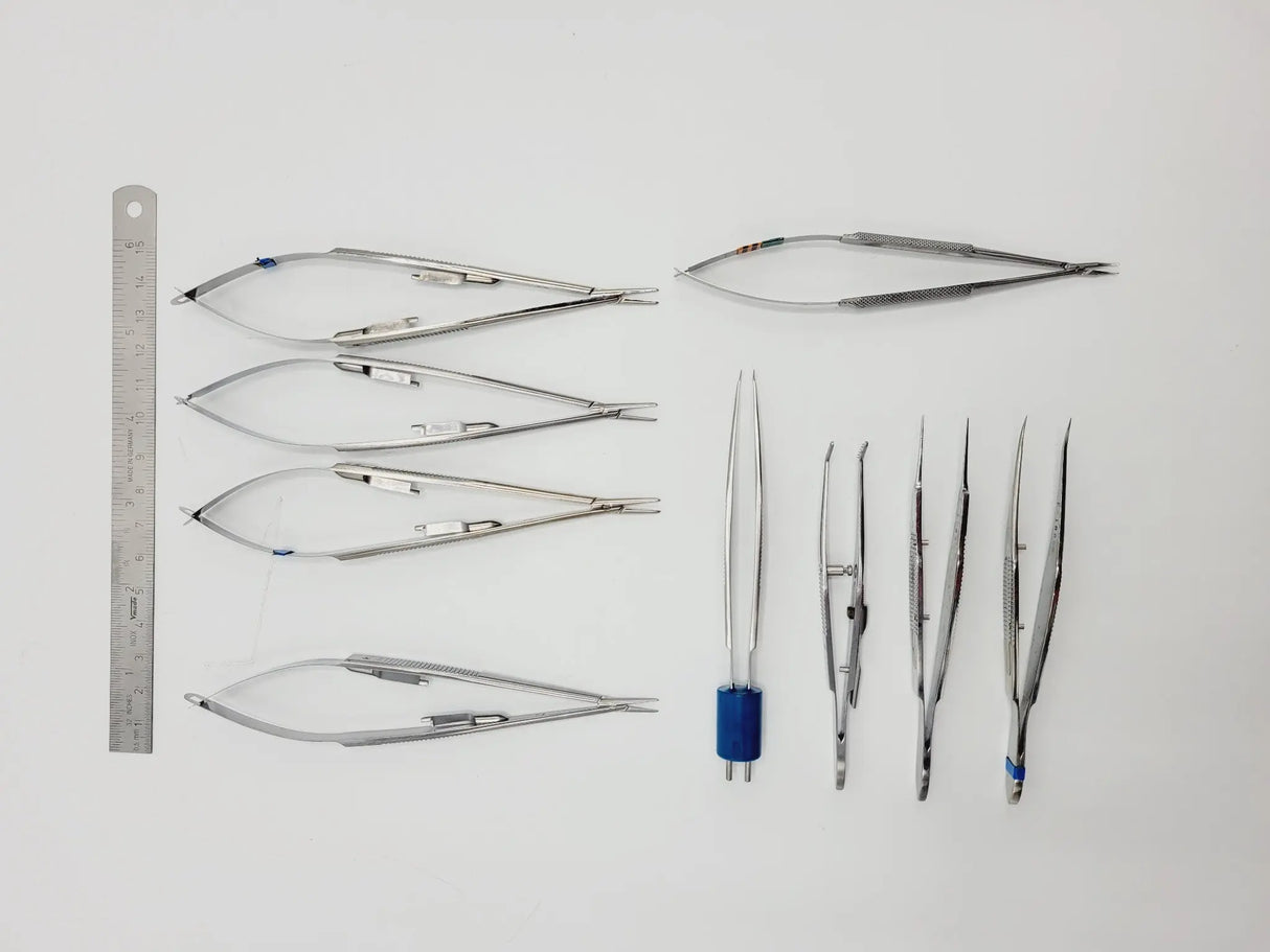 Storz Weck Strabismus Ophthalmology 22-Piece Micro Set w/ Sterilization Case Unbranded