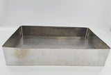 Stainless Steel Surgical Sterilization Tray Basket 18 x 11 x 4 with Handles Primis Medical