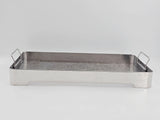 Stainless Steel Surgical Sterilization Tray Basket 20 X 10 X 2 with Handles Primis Medical