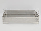 Stainless Steel Perforated Sterilization Basket 16 x 11 x 3 w/ Handles Primis Medical