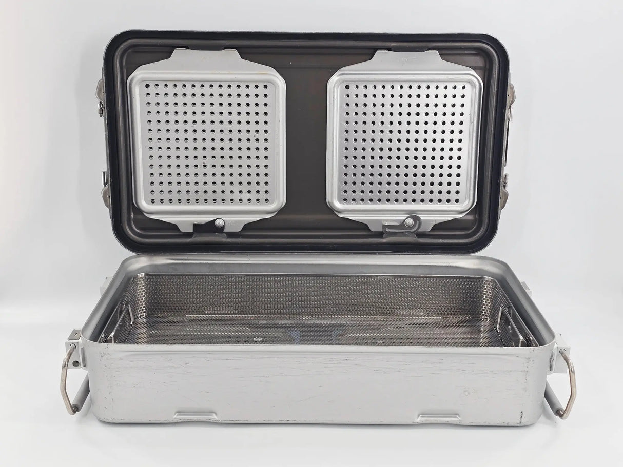V. Mueller Genesis Full Length Sterilization Container 23 X 12 X 5" With Tray Primis Medical