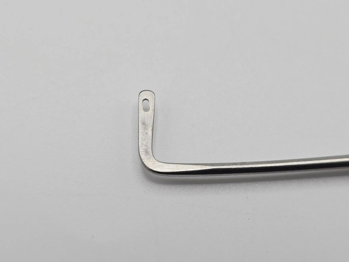 Ambler Surgical 3679E Gass Retinal Detachment Hook Graefe-Style Flattened 13.0mm Primis Medical