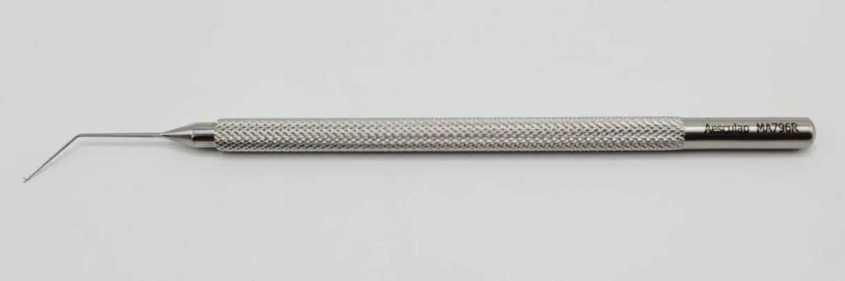 Aesculap MA796R Lester IOL Manipulator, Angled Ophthalmology 4-1/2" Aesculap