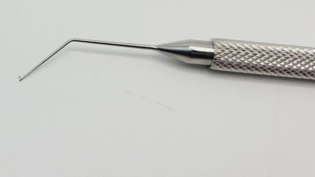 Aesculap MA796R Lester IOL Manipulator, Angled Ophthalmology 4-1/2" Aesculap