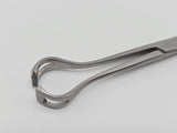V. Mueller SU5005 Glassman Babcock Forceps 1cm Jaw Rounded Corners Surgical Tool Primis Medical