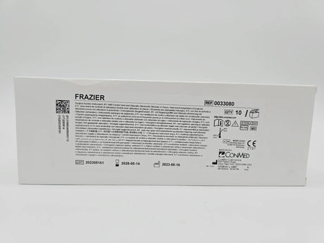 Conmed Frazier 0033080 Suction Instrument 8 Fr w/ Control Vent & Obturator Bx 10 Primis Medical