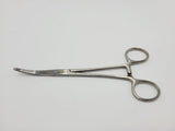 Millennium Surgical 1-2371 Roch-Ochsner Forceps, Curved, 1 x 2 Teeth 7-1/4" Millennium Surgical