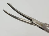 Millennium Surgical 1-2371 Roch-Ochsner Forceps, Curved, 1 x 2 Teeth 7-1/4" Millennium Surgical