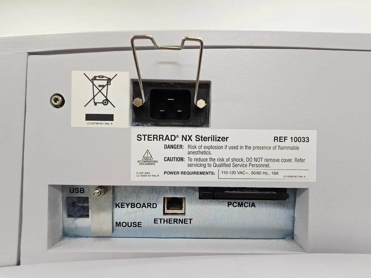 Sterrad NX 10033 Plasma Sterilization System Low Temperature Primis Medical