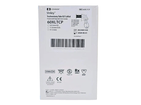 Covidien 60XLTCP Tracheostomy Tube XLT Cuffed Proximal w/ Disposable Inner Cannula Covidien