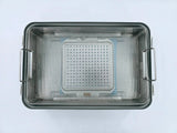 V. Mueller CD2-4B Genesis Mid-Length Sterilization Container w/ Lid & Tray 4" V. Mueller
