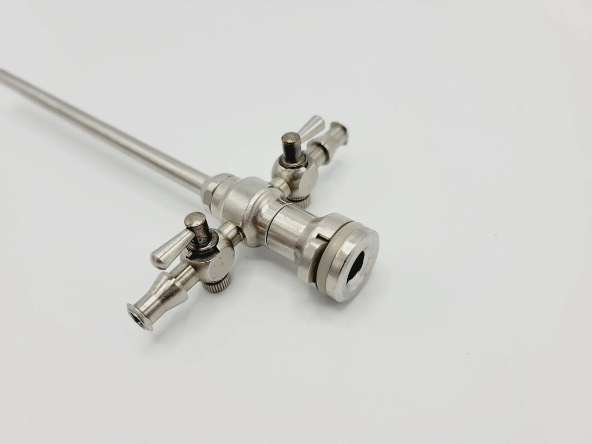 Stryker 747-031-550 5.8mm Cannula w/ 2 Rotating Stopcocks 6-1/8" Stryker