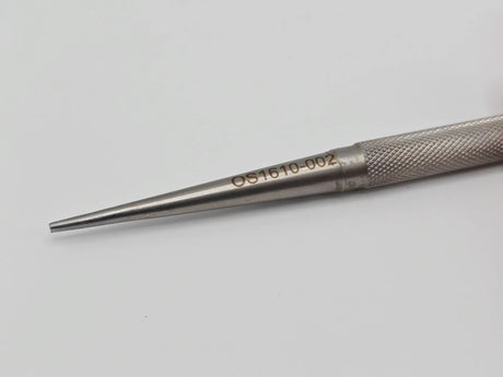 V. Mueller OS1610-002 Bone Tamp 2 mm Cross Serrated Tip 6.25 in Primis Medical