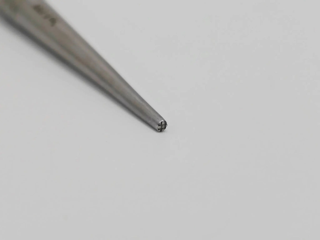 V. Mueller OS1610-002 Bone Tamp 2 mm Cross Serrated Tip 6.25 in Primis Medical