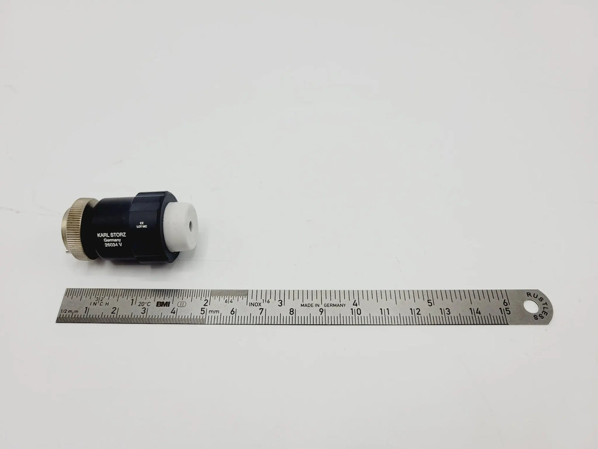 Karl Storz 26034V Laparoscopic Adapter & Leaflet w/ Silicone Valve 1-3/4" Karl Storz