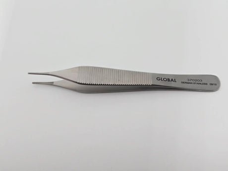 Baramed Instruments 370203 Adson Tissue Forceps Serrated 4.75 in Primis Medical