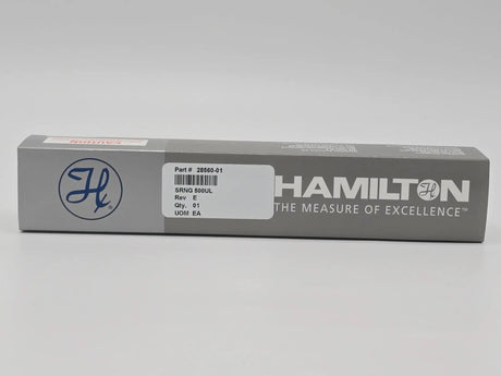 Hamilton 28560-01 Syringe 500UL Precision Laboratory Analyzer Component Primis Medical