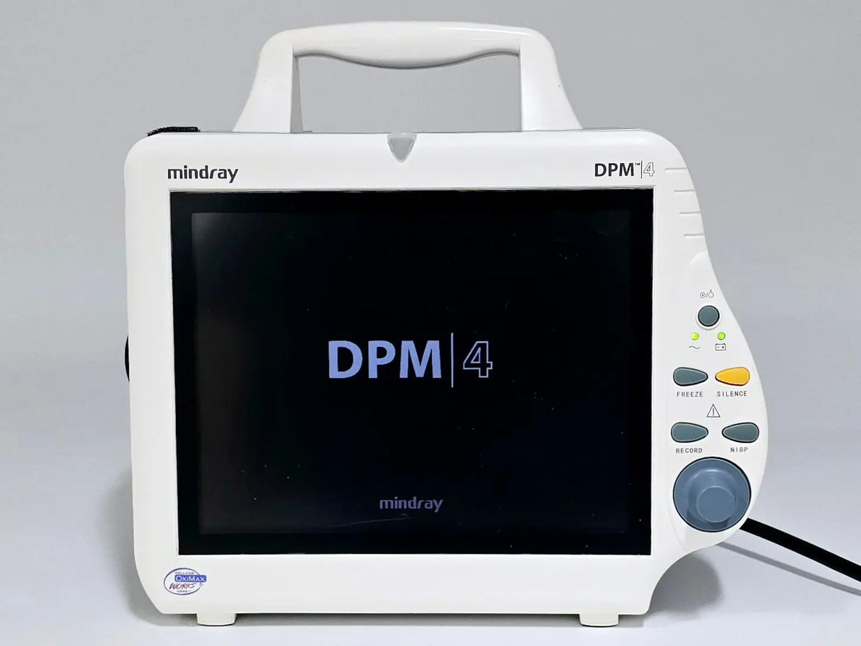 Mindray Datascope DPM4 Patient Monitor ECG SpO2 Temp 3/5-Lead V.03.05.00 90-Day Primis Medical