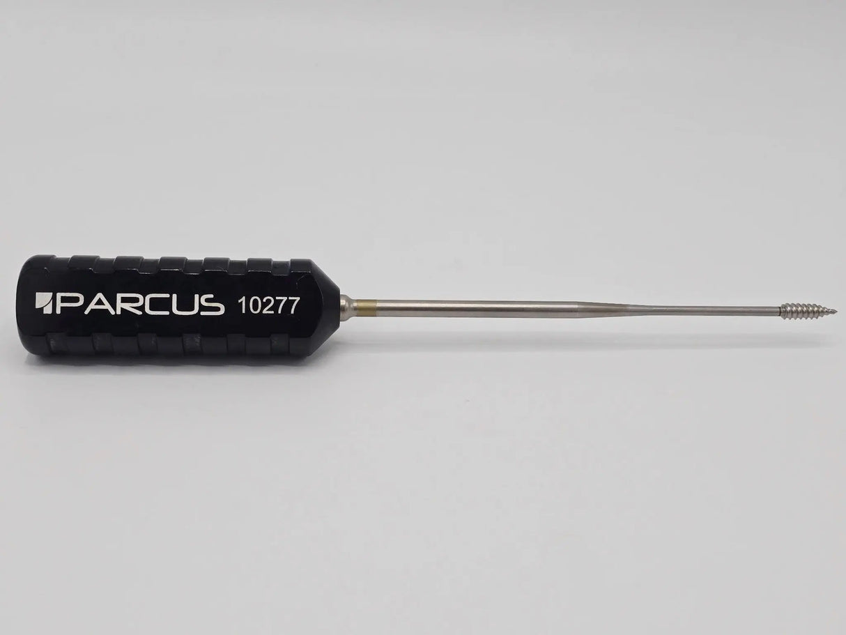 Parcus 10277 Tap 10.5in Black Handle Threaded Tip Orthopedic Instrument Primis Medical