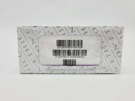 Ethicon J590G 6-0 COATED VICRYL VIOLET 1X8" S-14 DOUBLE ARMED, Box of 12 Ethicon