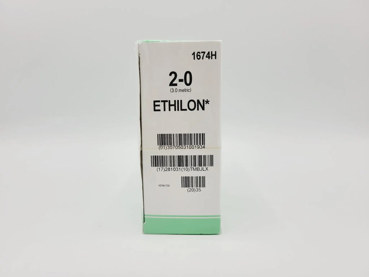 Ethicon 1674H 2-0 ETHILON BLACK 1X30" FSLX Box of 36 Ethicon