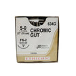 Ethicon 634G CHROMIC GUT 5-0 Naturally BROWN 1X27" FS-2 Box of 12 *EXPIRED* Ethicon