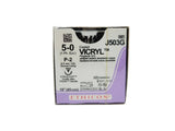 Ethicon J503G 5-0 COATED VICRYL UNDYED 1X18" P-2 Box of 12 Ethicon