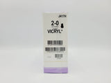 Ethicon J417H 2-0 COATED VICRYL UNDYED 1X27" SH Box of 36 Ethicon