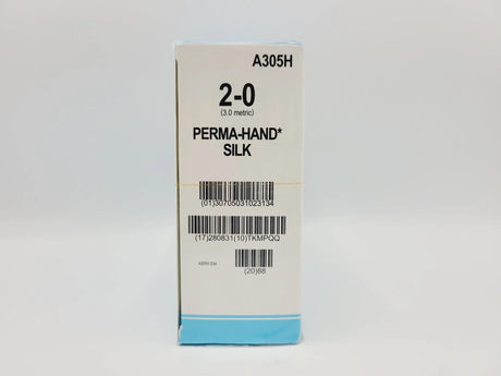 Ethicon A305H 2-0 PERMA HAND BLACK 12X30" TIE Box of 36 Ethicon