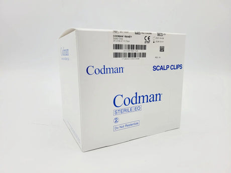Codman 20-1037 RANEY Scalp Clips 10 Clips/Unit, Box of 20 Codman