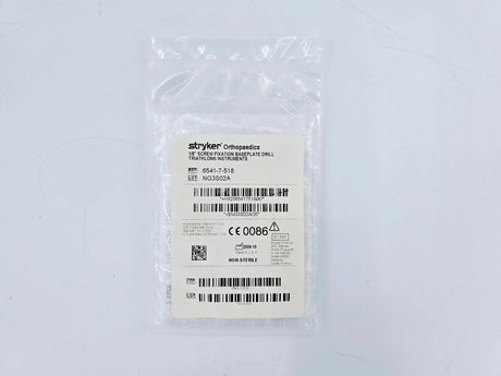 Stryker Orthopaedics 6541-7-518 1/8" Fixation Triathalon Drill Bit Stryker