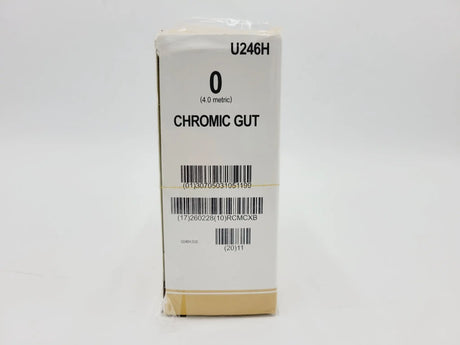 Ethicon U246H 0 GUT CHROMIC Naturally BROWN 1X27" UR-5 Box of 36 Ethicon