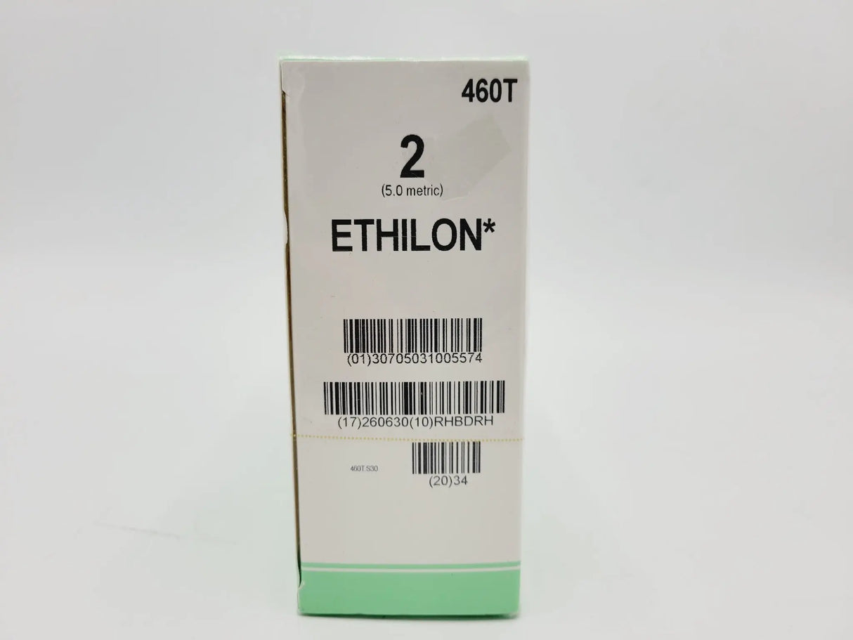 Ethicon 460T 2 ETHILON BLACK 1X20" LR Box of 24 Ethicon