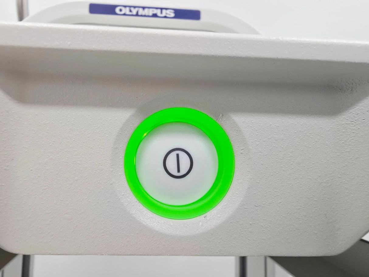 Olympus WM-NP2 Equipment Cart with MAJ-1641 LCD Monitor Arm OEM Workstation Primis Medical