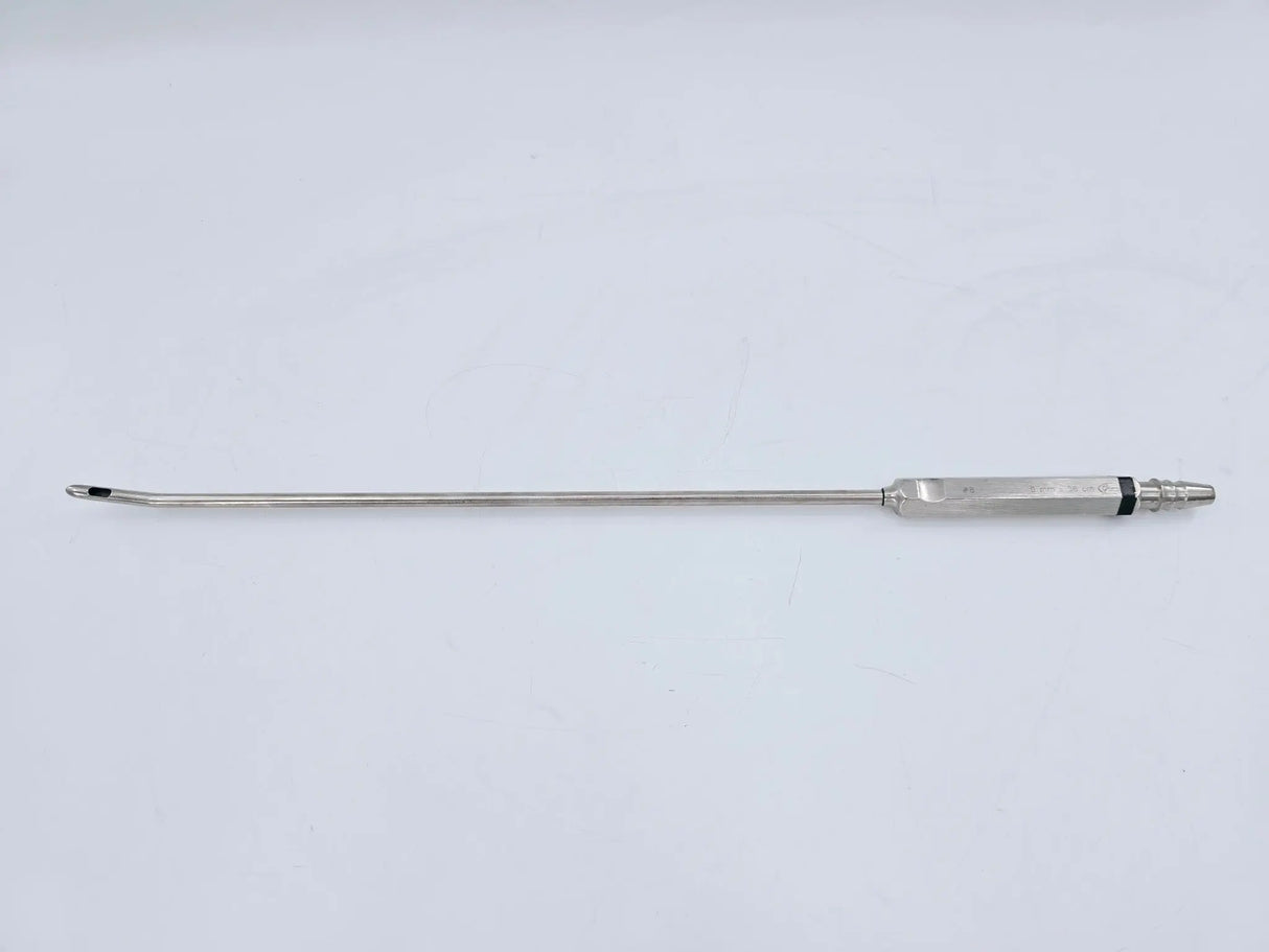 Grams #8 6mm x 36cm Angled Tip Large Handle Liposuction Cannula 19" Grams