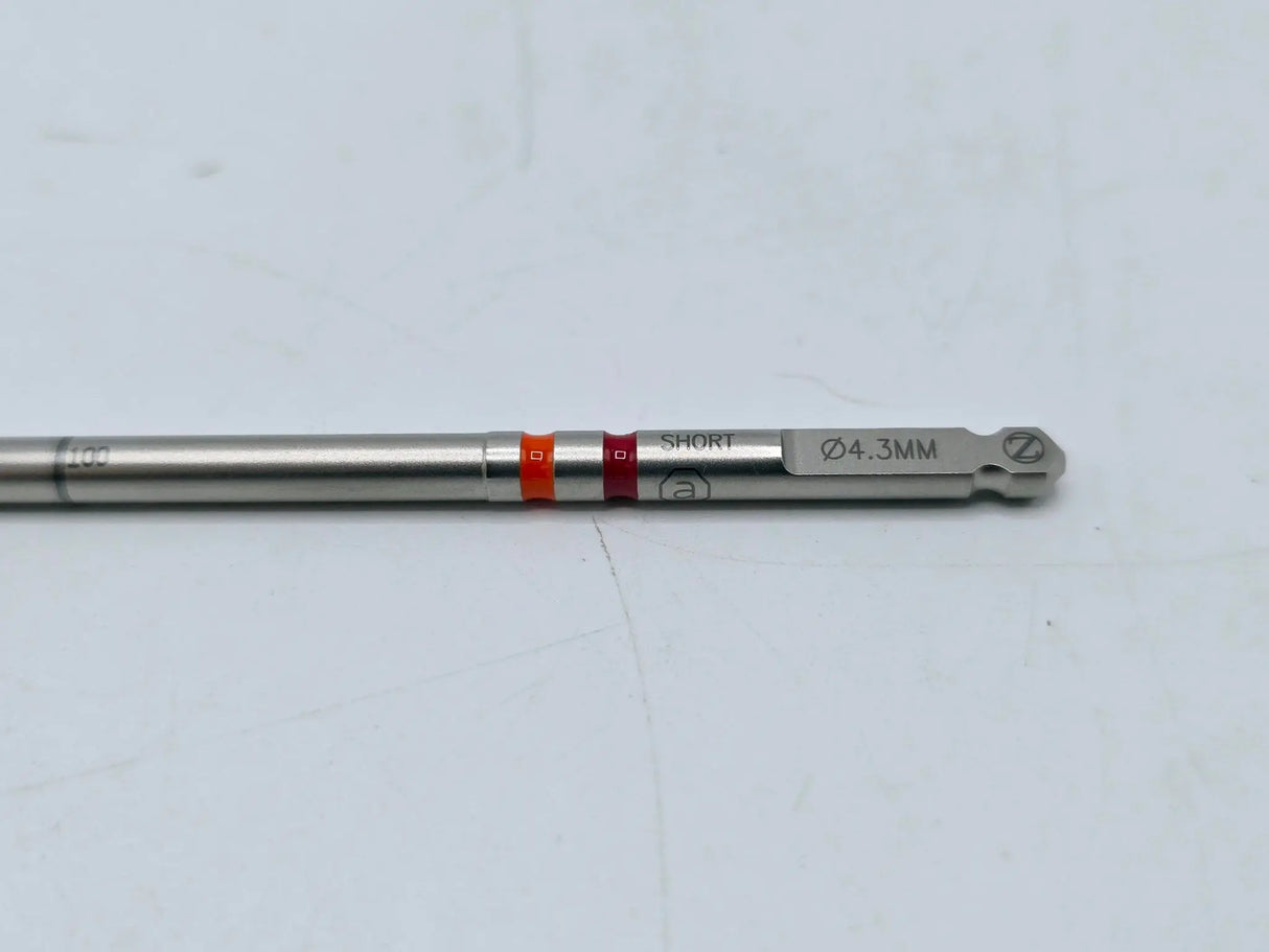 Zimmer 00-2490-064-43 Natural Nail System Calibrated Drill Short 4.3mm 15-7/8" Zimmer