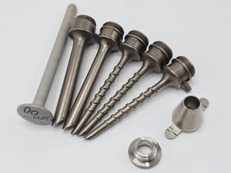 Laparoscopic Trocar Set 5mm/10mm/12mm Cannulas Obturator & Adapter Spiral Shaft Primis Medical