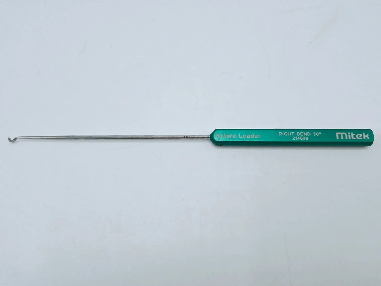 Mitek 214609 Arthroscopic Right Bend 30° Up Suture Leader 11-3/8" Mitek