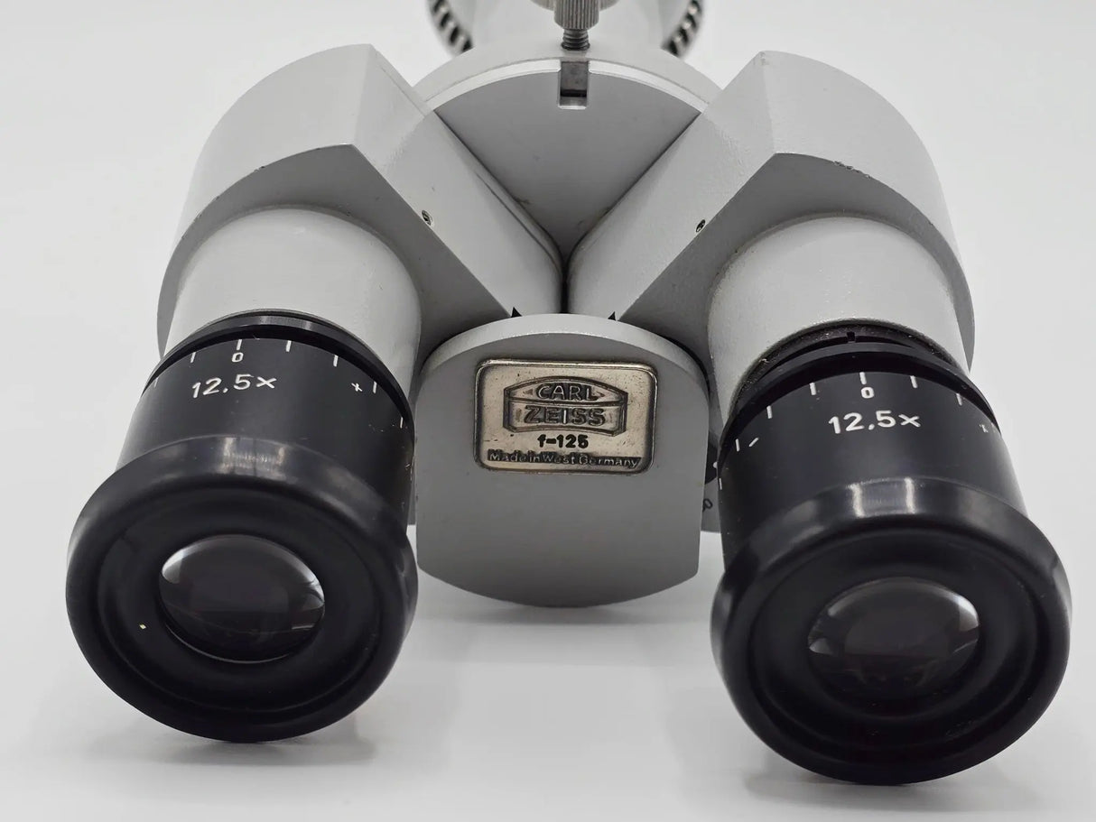 Carl Zeiss f=125 Microscope Binocular Head w/ 12.5x Eyepieces Carl Zeiss