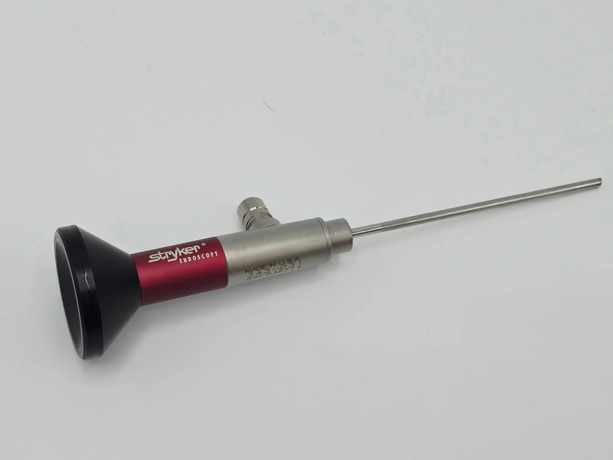 Stryker 343-031 Rigid Endoscope 2.7mm Autoclavable ENT Scope30° Stryker