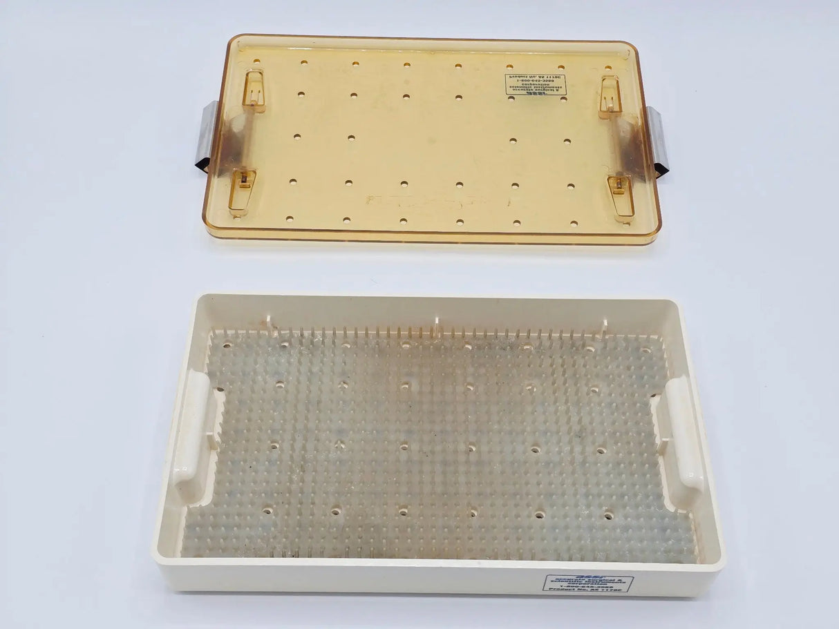 ASSI 1170C Instrument Case w/ Lid, Handles & Inner Liner Mat Accurate Surgical & Scientific Instruments Corporation
