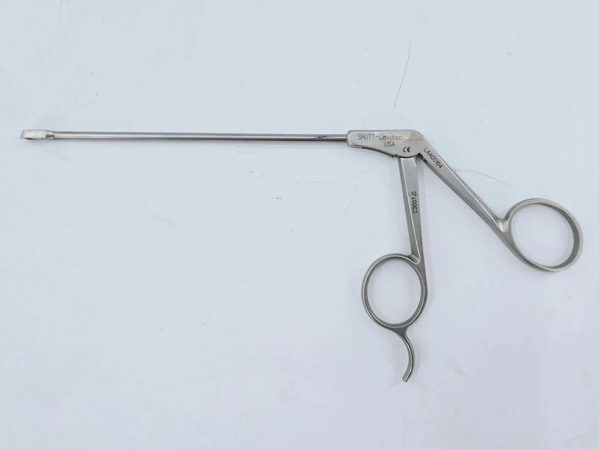 ConMed Shutt Linvatec C3007.0 Retrograde Forceps Straight Left Bite 3.4mm 9" Shutt Linvatec