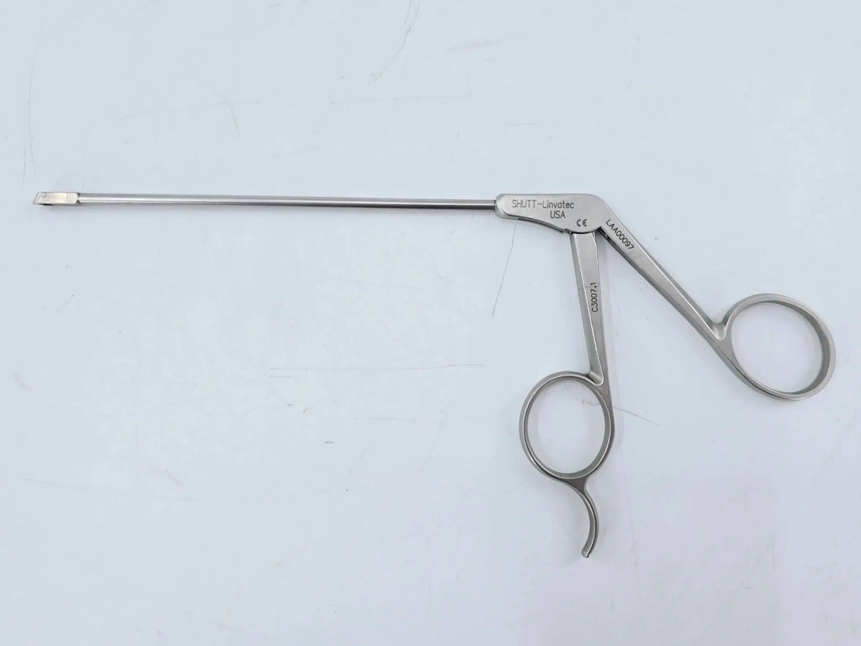 ConMed Shutt Linvatec C3007.1 Retrograde Forceps Straight Right Bite 3.4mm 9" Shutt Linvatec