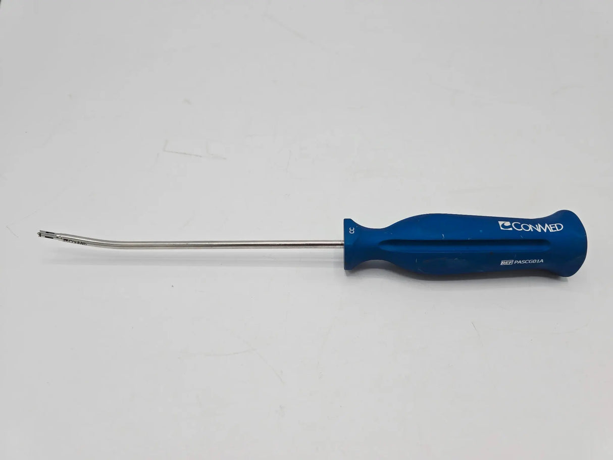 ConMed PASCG01A Paradigm ClickLok Drill Guide Curved Crown 11-3/4" ConMed