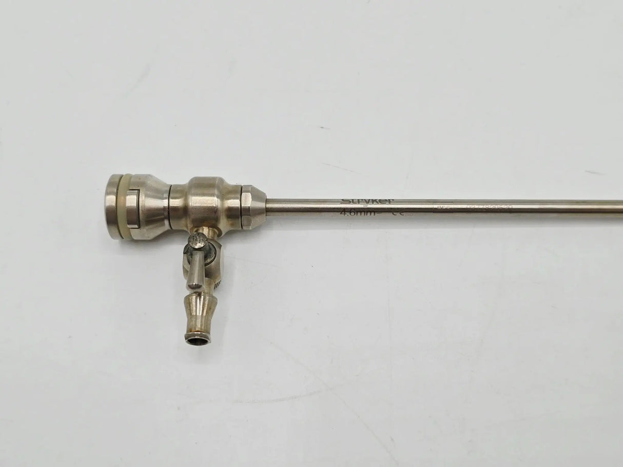 Stryker 0377-829-520 4.6mm Cannula 1 Rotating Stopcock w/ 0377-829-500 Obturator Stryker