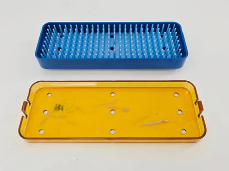 Micro Instrument Sterilization Tray w/ Lid 6-1/4" x 2-1/4" x 3/4" Unbranded