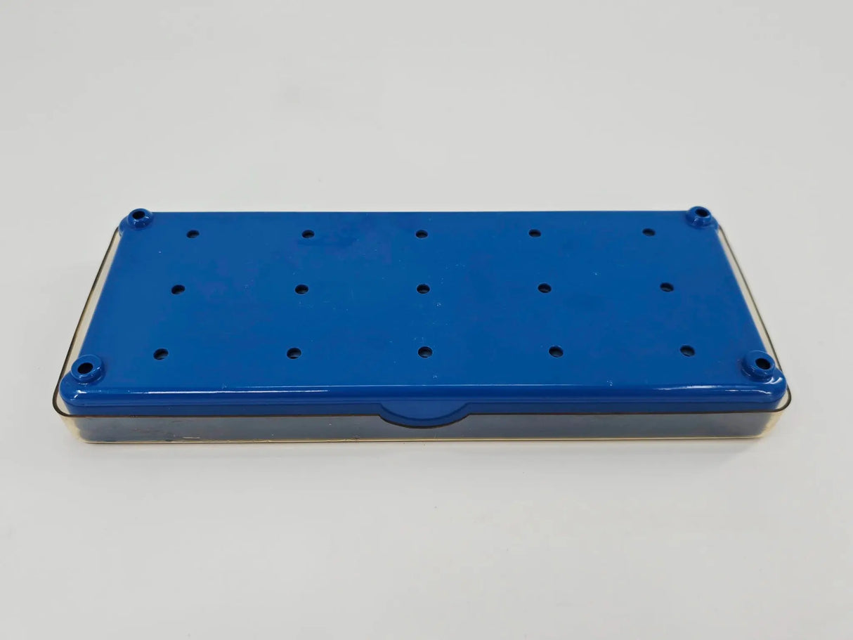 MicroPak 0103 Delicate Instrument Sterilization Tray w/ Lid 8-1/4" x 3-1/4" x 1" MicroPak
