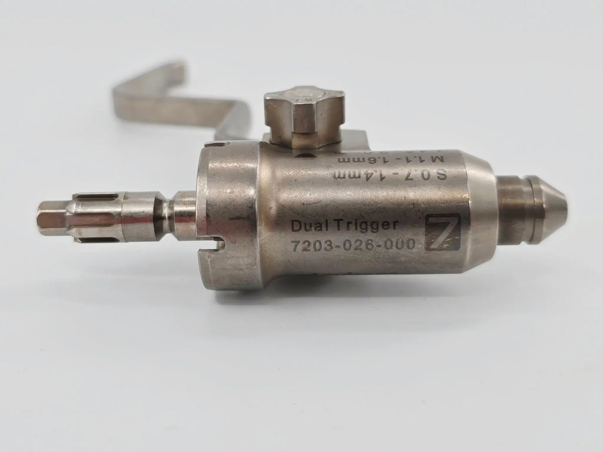 Stryker 7203-026-000 System 7 Dual Trigger Adjustable Wire Collet 0.7-2.0mm Stryker