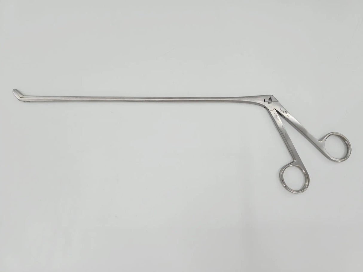 SurgiPros SR11U4MM 4mm Pituitary Rongeur 10mm Oval Cup Angled 45° 13-3/4" SurgiPros